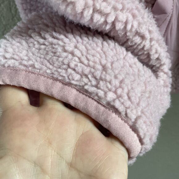Rails Lorna Sherpa fleece jacket Womens Medium lilac purple pink Sherpa Snap Up - Picture 8 of 14